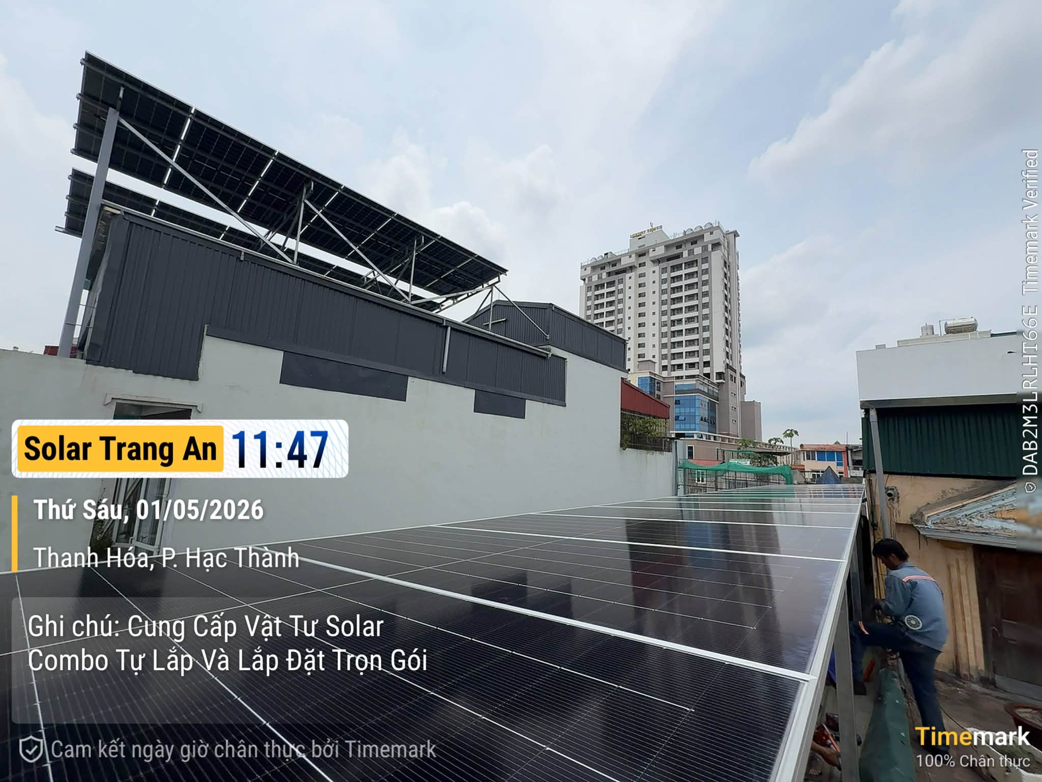 Dự Án Điện Mặt Trời 9kWp Hybrid Tại Thanh Hóa